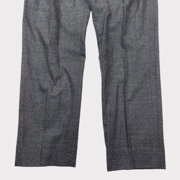 IRO Belted Gray Wool Trousers Pleated Straight Leg Pants Women's Size 36 (US 4) - Picture 4 of 13